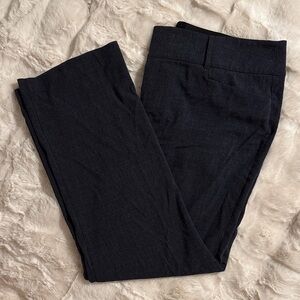 Nine West Navy Heathered Boot Cut Pants, Size 18